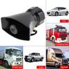 5 Sound 12V 100W Car Warning Alarm Police Police Fire Siren PA Speaker System