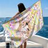 Vintage Anime Girl Beach Towel Quick-drying Super Absorbent Suitable for Swimming Beach Vacation Pool Gym Summer Gift for Friend