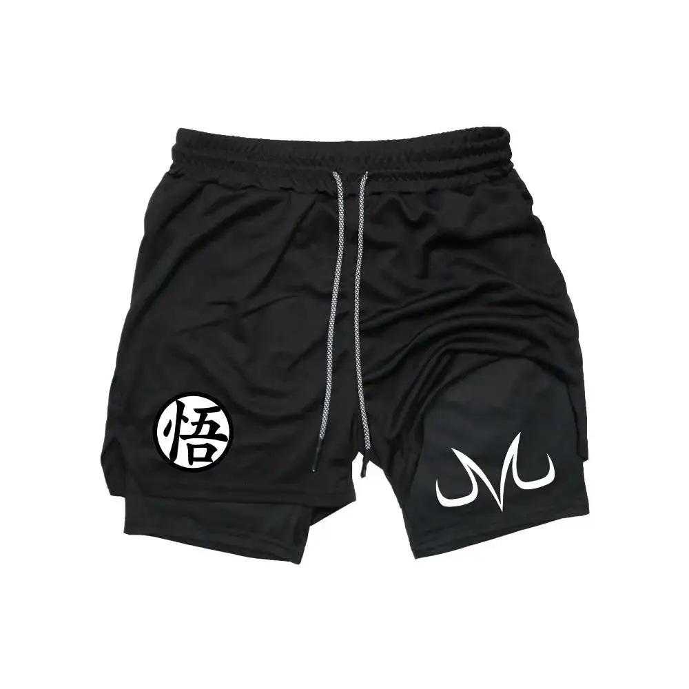 

Anime Printed Summer Thin Men s Fitness Sports Double Casual Pants S