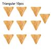 10er-Pack Chip-Klammern Runde/Dreieckige Chip-Klammern Minimalistische Buchzubehör Notizbuch Snack Foto Journal Klammer