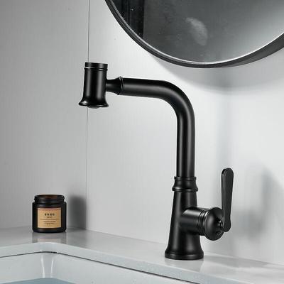 Waschtischarmatur aus gebürstetem Gold, Badarmatur aus Messing, Gold, Waschbeckenarmatur, Badarmatur, Mischbatterie, Warm- und Kaltwasserhahn