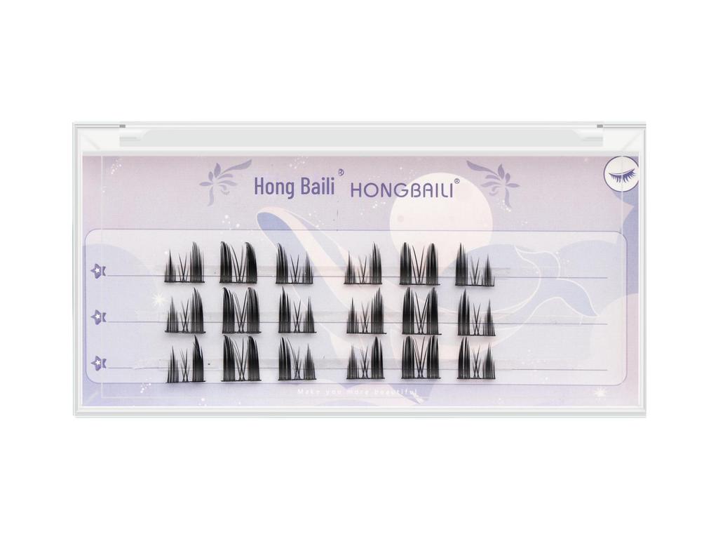 Segmented Cat Elf False Eyelashes: Little Flame Sunflower Style