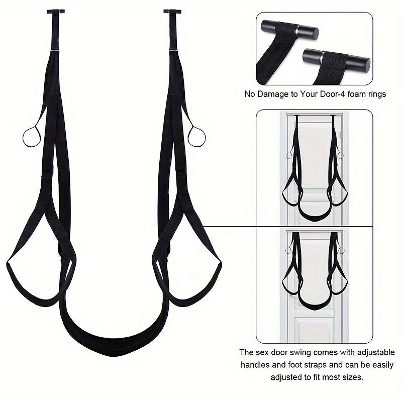 1 Piece Intimate Doorway Sex Swing - Stimulating Bondage Love Sling for Couples with Padded Soft Straps for Comfortable Positioning Aid
