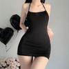 Erotic Lingerie Women's The Dress Sexy Porn Underwear Hollow Open Back Babydolls Exotic Sleepwear Set Sex Mujer Ropa