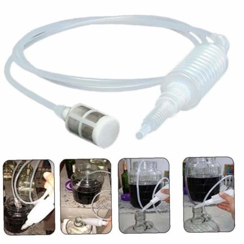 Siphon Tube Brewing Pipe Wine Beer Household Tool Kit Wine Beer Siphon Filter Plastic Soft Tube