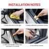 SEAMETAL Car Side Window Seal Strip Rubber Weatherstrip Window Gap Filler Reduce Vibration Noise Insulation V Shape Seal Strips