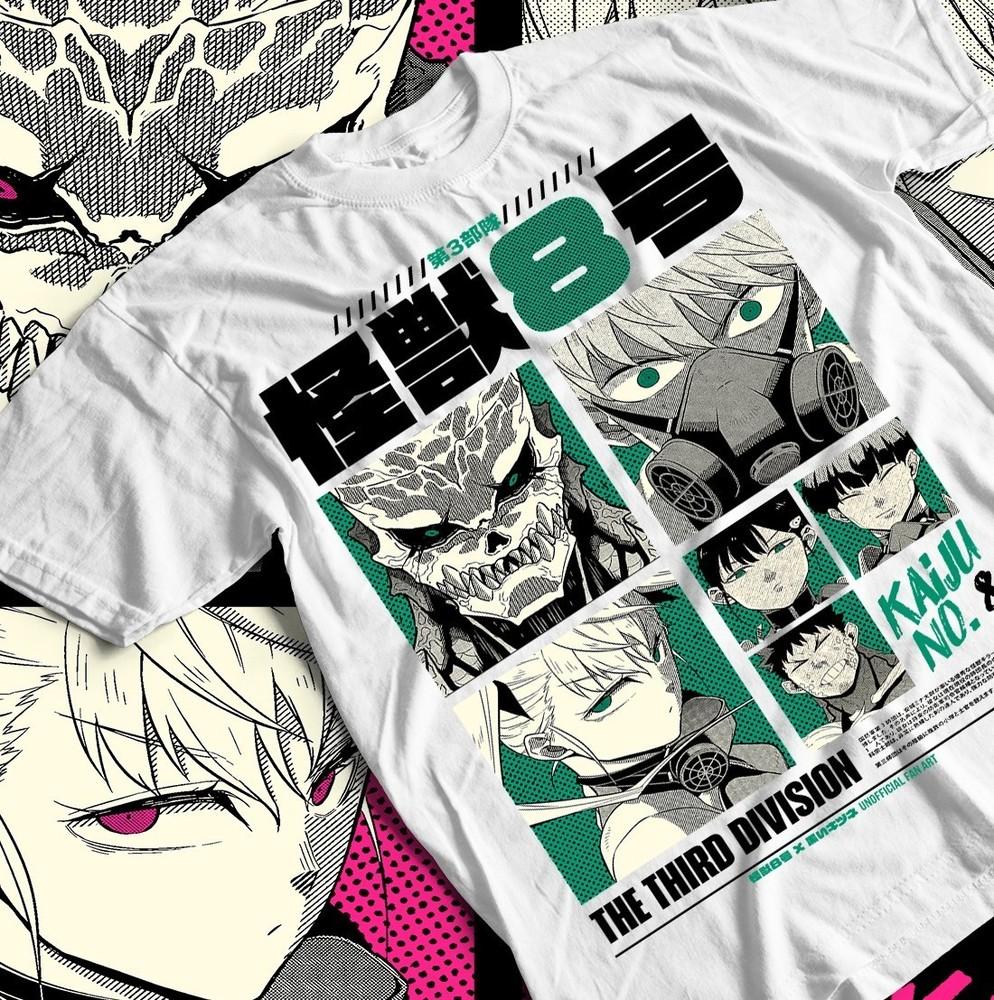 

Kaiju no 8 T-shirt, Mina Shiro, Horror Anime Graphic Tee, Gift Shirt, All Size L