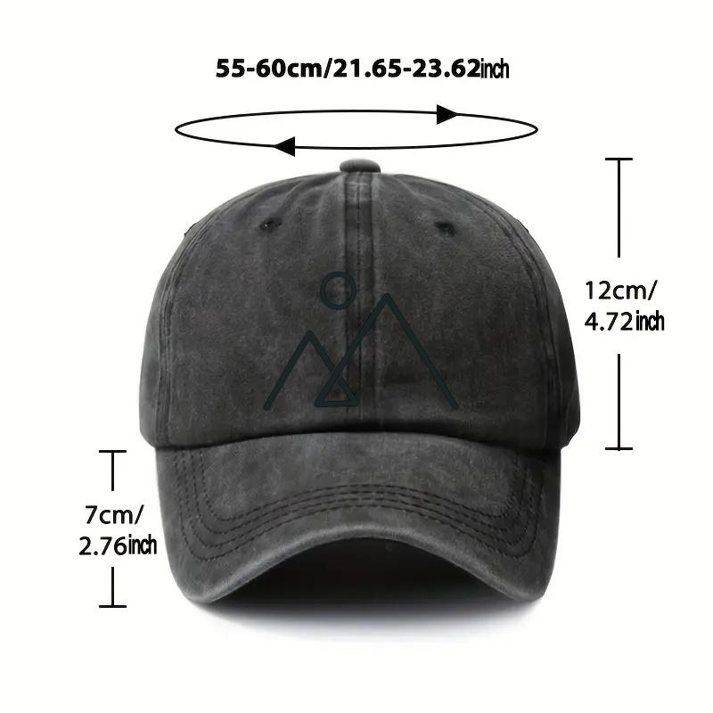 Pc Adjustable Hat with Mountain Sunrise Print Unisex Women Outdoor Sports Style Ideal Gift for Weddings Parties Birthdays Ess