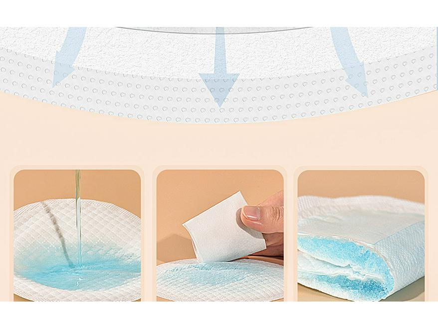 Ultra-Thin Disposable Breast Pads - 100 Pack: Anti-Overflow Nipple Covers for Postpartum Breastfeeding