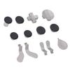 Game Controller Component Pack Silver with Storage Case Charging Dock 6 Thumbsticks 4 Paddles 2 D