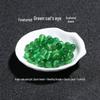Green Cat's Eye Stone Beads for Handmade Jewelry: Loose Beads for DIY Bracelets & Necklaces