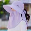 Breathable Sun Hat Lightweight Bucket Hat New Sunshade Scarf Hat  Women