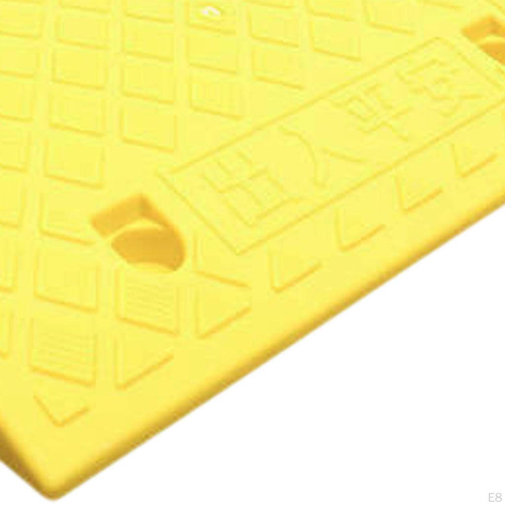 Curb Ramp Climbing Triangle Pad Lightweight Heavy Duty Threshold Roadside Slope for