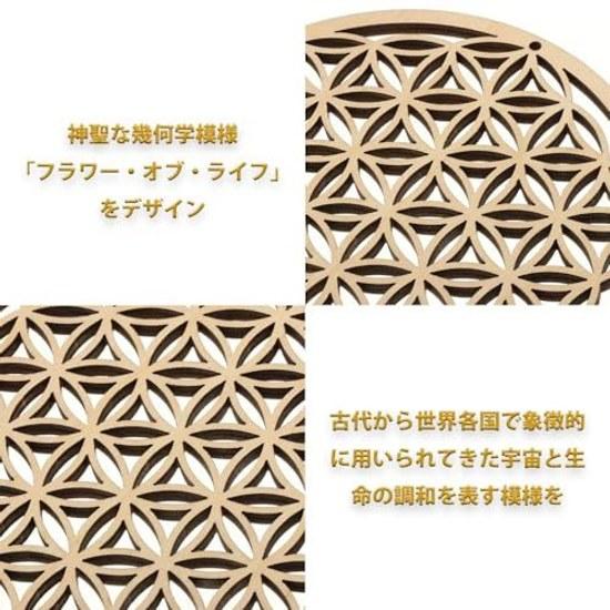 Coaster 5-piece Set Wooden Altar Hollow Chakra Crystal Healing Sacred Geometry Metatron Cube Witchcraft