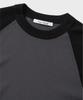 NONBLANK Raglan Hs Knit_Dark Grey/Black
