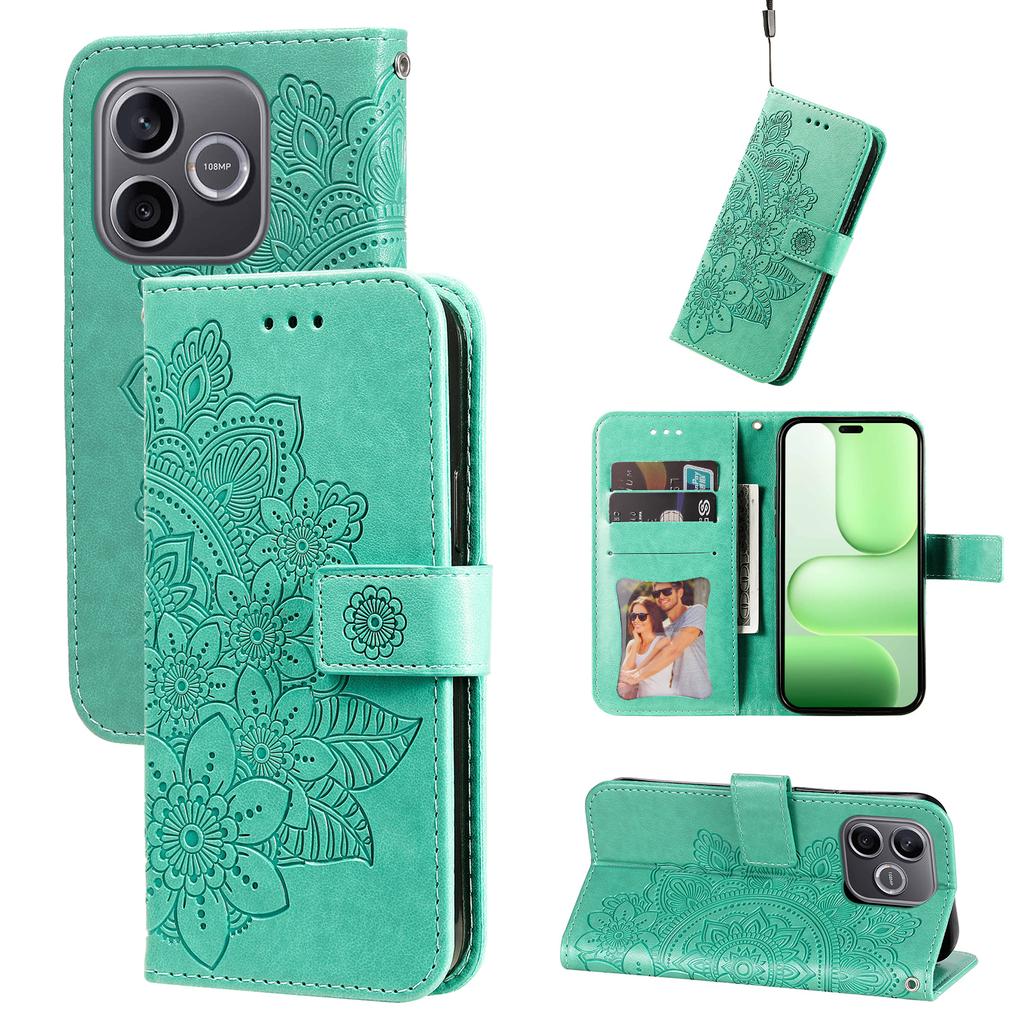 Wallet Case for 600 Lite 5G - Leather/PU, Green