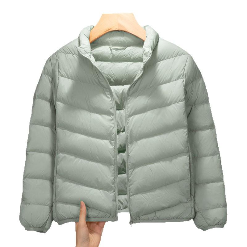 2025 Kids' Autumn-Winter Lightweight Down Short Jacket - Stand-Up Collar, Warm for Boys & Girls