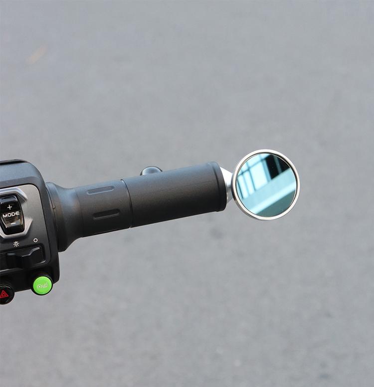 Verstellbare Motorradspiegel mit verstellbarem Blickwinkel, Lenkerspiegel, Konstruktion aus Aluminiumlegierung