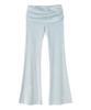 SCULPTOR Velor Shirring Lowrise Pants Baby Blue