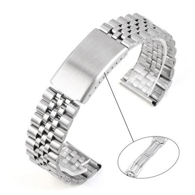 Five Ox Style Stainless Steel Five Bead Watch BandrolexUniversal for Huawei and SamsungDATEJUST 12/14/16/18/20/22mm