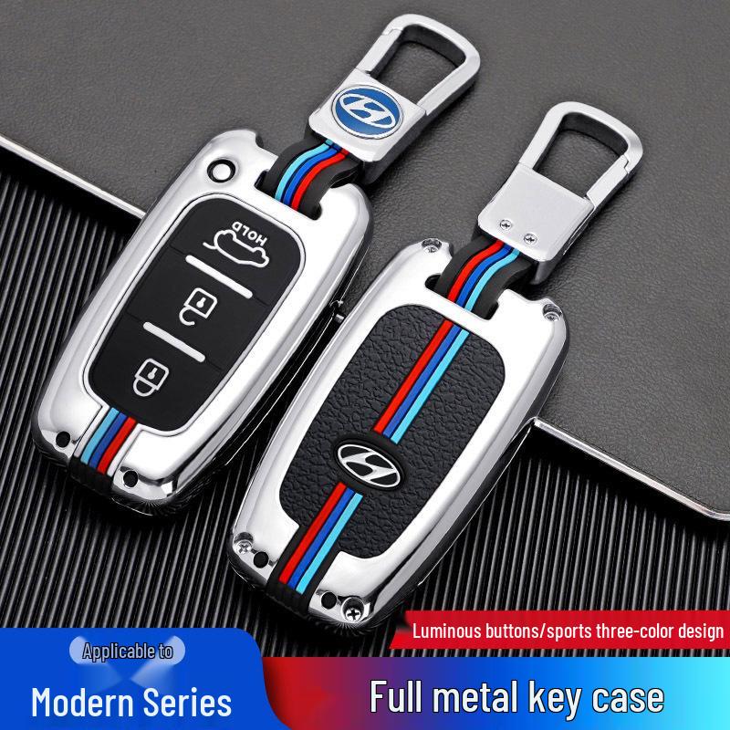 Hyundai Elantra IX35 Key Bag Cover for Sonata, Kia Sportage, K2, Forte Key Fob Shell
