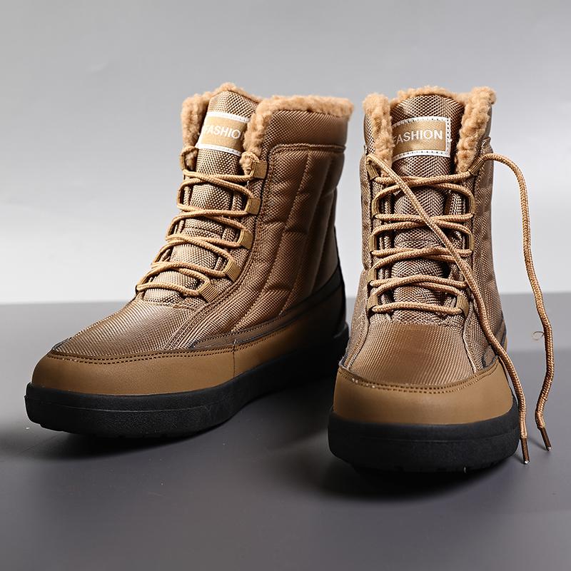 Staubdichte wasserdichte Damen-Schneestiefel, rutschfeste High-Top-Stiefel, Damen-Baumwoll-Stiefeletten, Herren-Winter-Schneestiefel