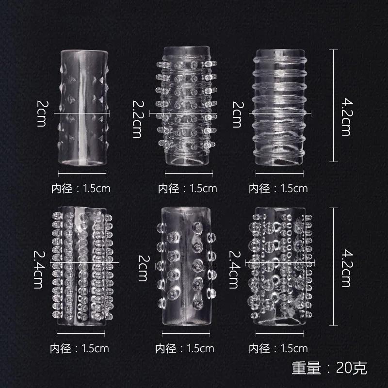 6pcs/set Cock Ring G-spot Stimulate Penis Ring Sex Toys for Men Lock Sperm Delay Ejaculation Cockring Intimate Goods Sex Shop