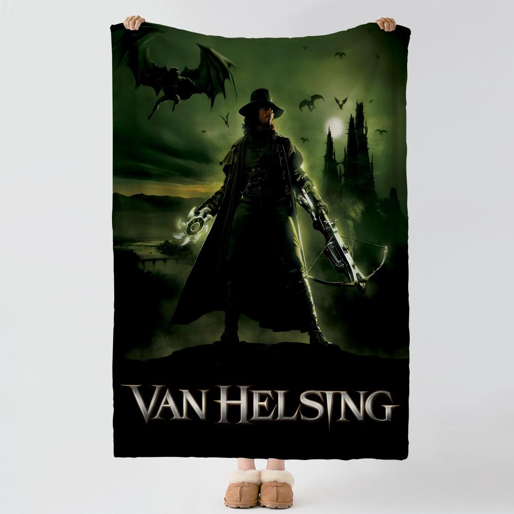 Movie VVan HHelsing Throw Soft Warm Flannel Blanket Multiuse Throw for Bed Sofa Office Air Conditioning Nap Blanket