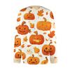Women's Halloween Print Long Sleeve Knit Cardigan Button Front Sweater for Fall Outfits
