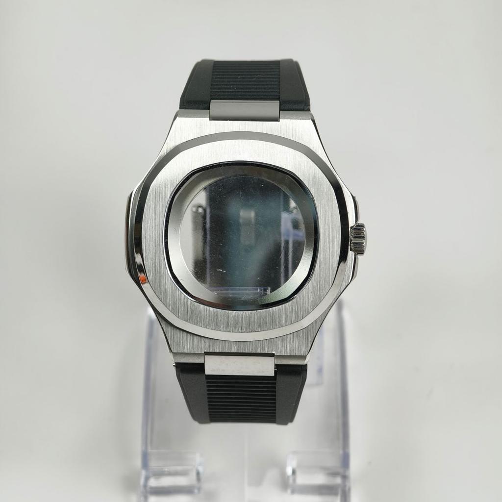40mm Watch Case 316 Stainless Steel Modified Nautilus For Seiko Nh34 Nh35 Nh36 Nh38 Movement Replaceable Accessories