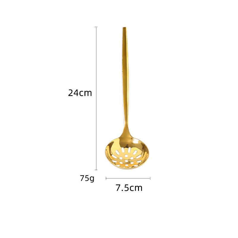 New Stainless Steel Kitchen Cooking Utensils Rice Spatula Shovel Soup Spoon Colander Household Creative Kitchenware Accessories