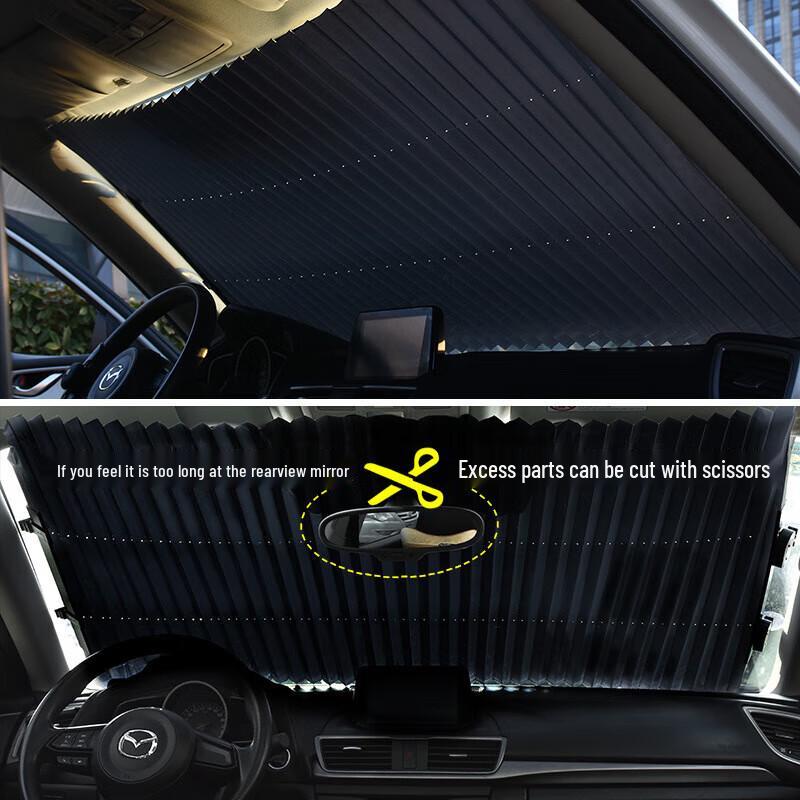 CNMF Automatic Retracting Car Sunshade
