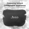 Car Headrest Cover Auto Seat Cover Head Neck Rest Pillow For Jeep Grand Cherokee Wrangler JK Gladiator Compass Renegade Patriot
