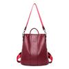 2024 New Fashion Anti Theft Leather Bag Women's Retro Shoulder Bag Large Capacity Travel Backpack
