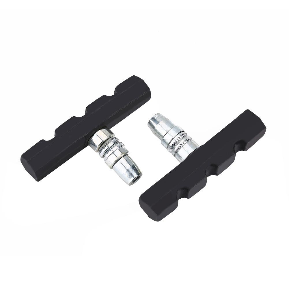 Mountain Bike Brake Pad 1 Pair of  Cycling Mountain Bike Brake Pads Rubber Blocks Holder Useful Accessories