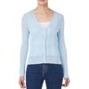 Calvin Klein Long Sleeve Solid Color Button Knit Sweater Women sweater Blue 47C303G-VE0