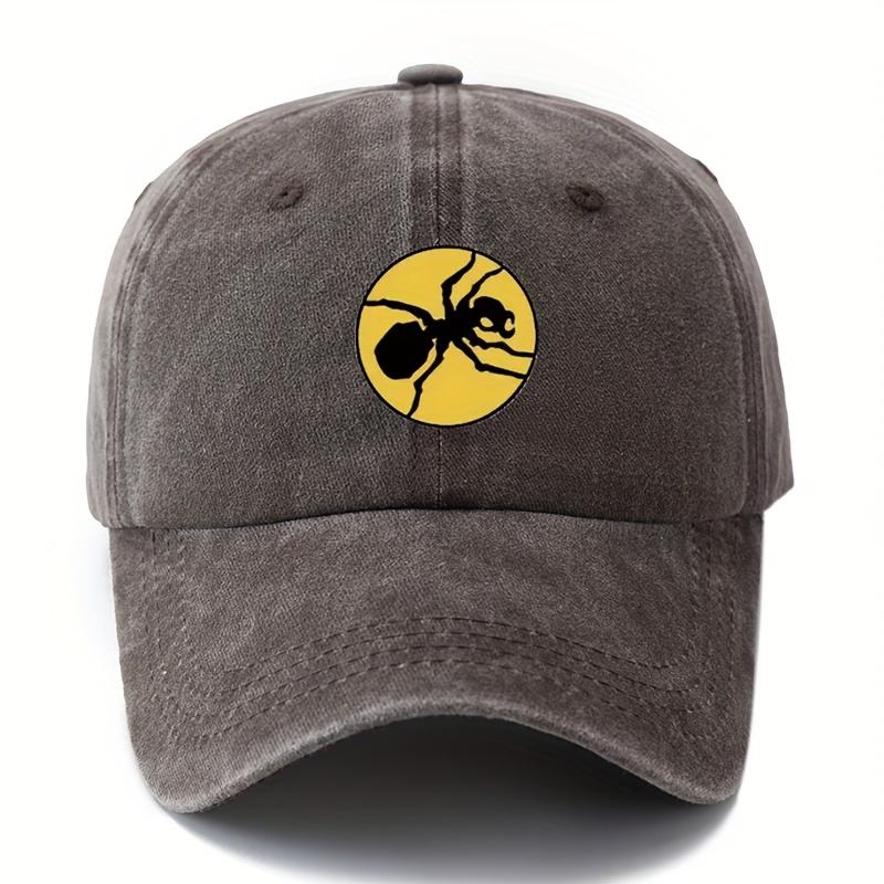 Cappellino da Baseball Ant Stampato Taglia Regolabile Unisex con Visiera Curva Cappello alla Moda e Versatile per Esterno Leggero Cappello Protezione Solare