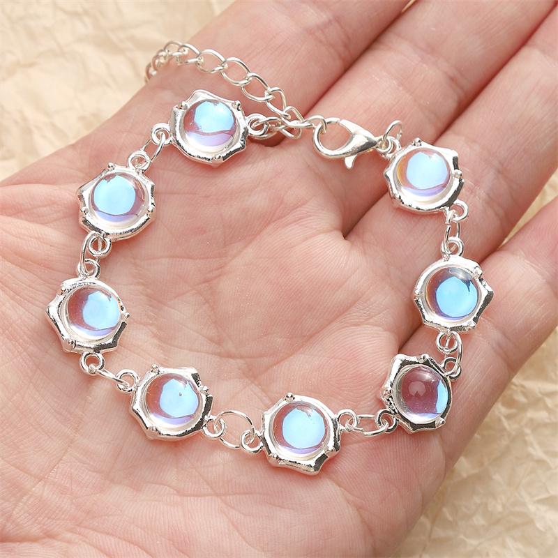 1pc/bag 12x17.5mm Alloy Cat Eye Stone Double Hanging Hole Pendant DIY Bracelet Necklace Earrings Jewelry Accessories