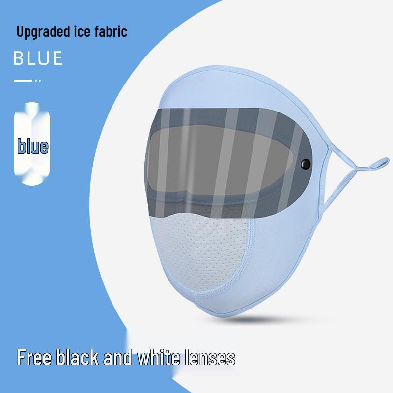 2025 Women's Sun Protection Mask, UV Shield with 3D Hyaluronic Acid, Breathable and Eye Corner Protection, Thin Summer Design