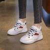 2025 winter velvet warm platform cotton shoes women's Korean version high-top ins tide student leisure sports women's shoes K8651