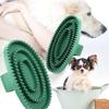 Pet Wash Brush Ergonomic Design Long-term Use Hair Removal Gentle Silicone Bristles Cat Massage Comb for Pet
