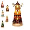 Sea Glass-Style Pieces Christmas Lighthouse Kit DIY 3D Christmas Craft  Beginner-Friendly