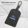 Luxurious high-grade Flip Leather Key Case For Subaru STI WRX Forester Impreza Legacy Outback XV WAS Ascent Atenza BRZ Tribeca Y2