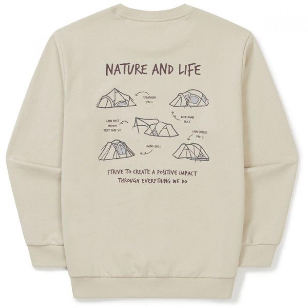 Snow Peak Graphic Sweat L Lbg Gs S25fmfht6204024