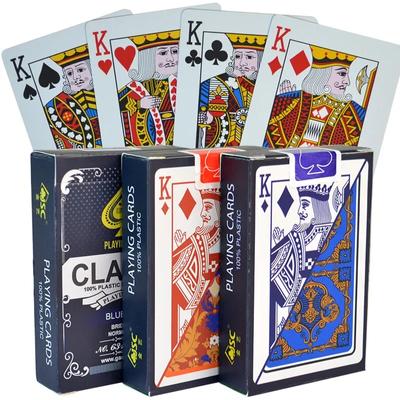 100% PVC Neue Muster Kunststoff Wasserdicht Erwachsene Spielkarten Spiel Poker Karten Brettspiele 58*88mm Karten