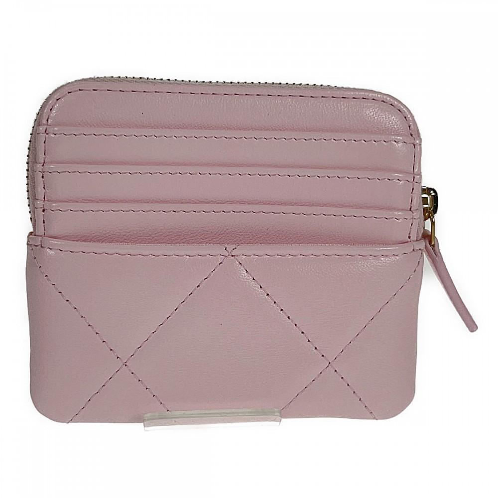 Chanel AP2086 Coin Case Pink Lambskin Women