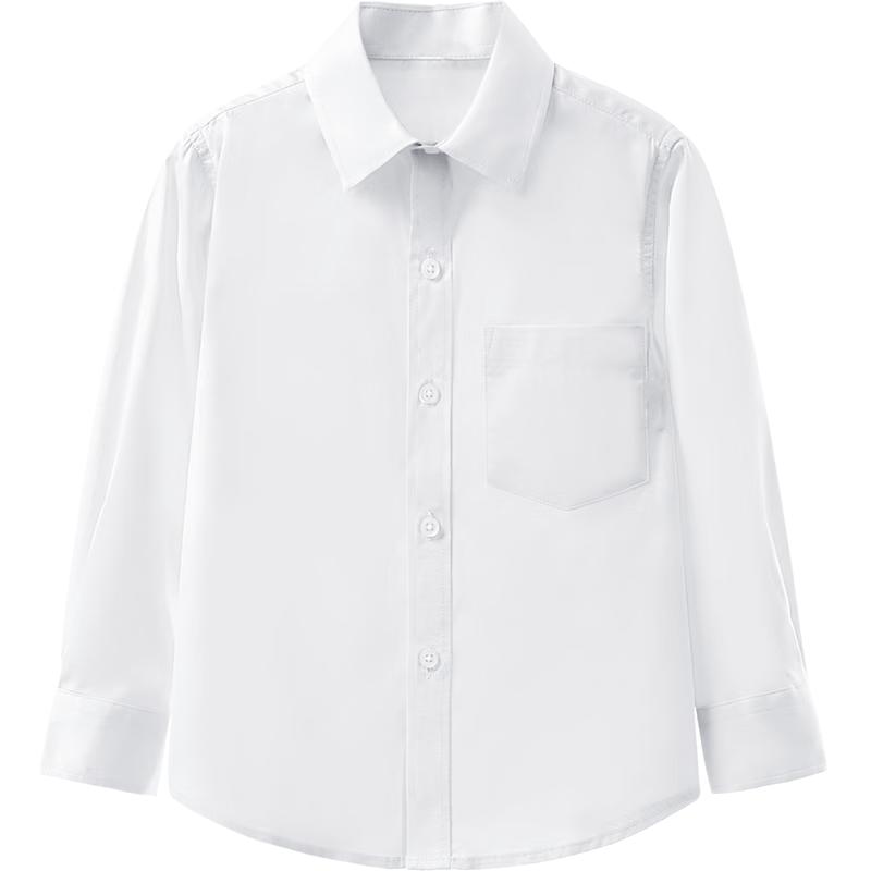 Romons Kids  Long Sleeve White Shirt 170