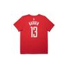 Nike Houston Rockets James Harden Comfortable Soft Lightweight Breathable Short Sleeve T-Shirt Kids Tops Red 3Z2B711F1-RCKJH
