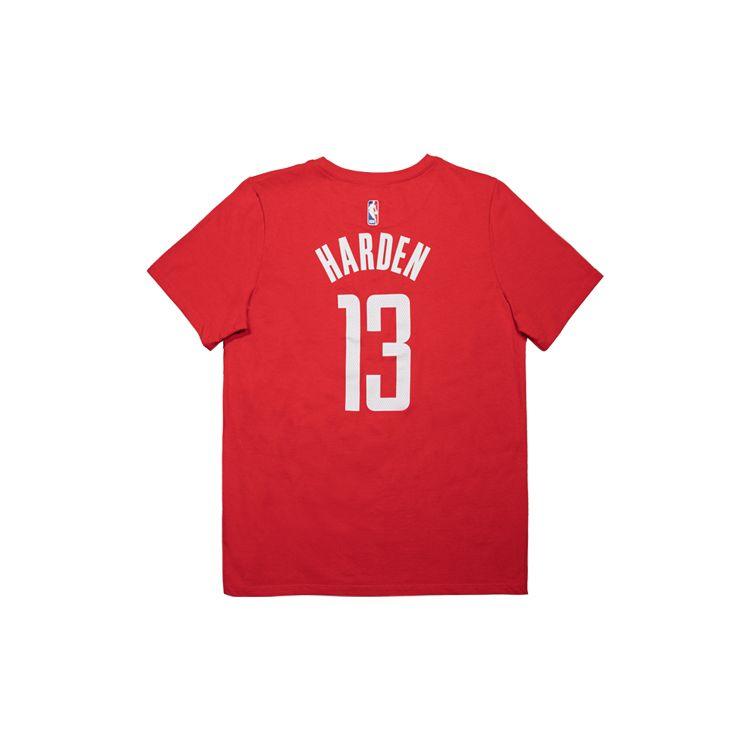 Nike Houston Rockets James Harden Comfortable Soft Lightweight Breathable Short Sleeve T-Shirt Kids Tops Red 3Z2B711F1-RCKJH
