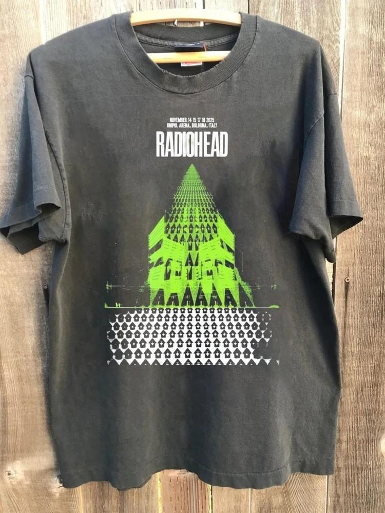 

Radiohead Unipol Arena Bologna Italy November 1418 2025 Charcoal Shirt Unisex T-Shirt XL